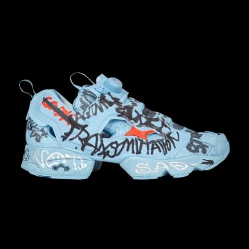 Reebok Vetements x InstaPump Fury 'Graffiti - Blue'