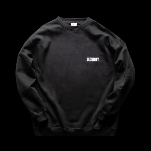 Vetements Security Crewneck 'Black'