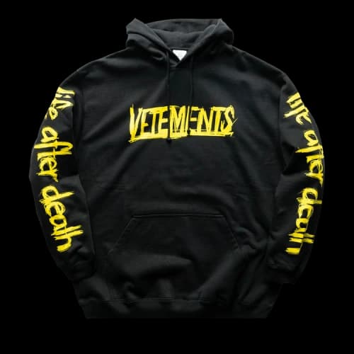 Vetements World Tour Hoodie 'Black'