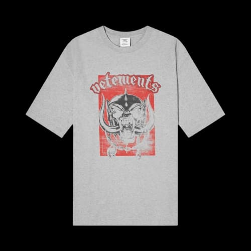 Vetements x The World Motorhead T-Shirt 'Grey'