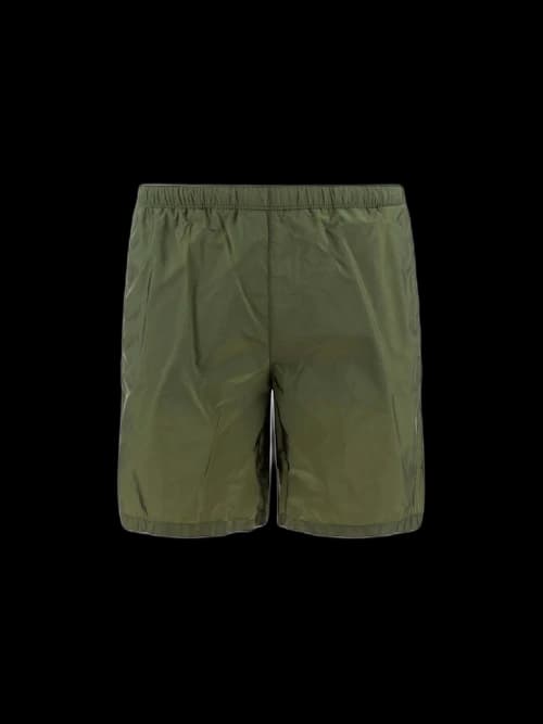 Prada Elastic Swim Shorts Militare