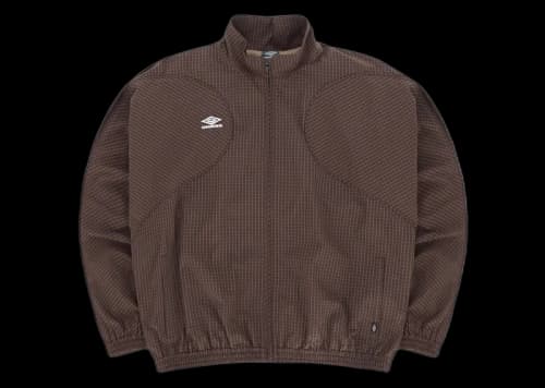 Umbro x Slam Jam Mini Check Track Jacket Brown
