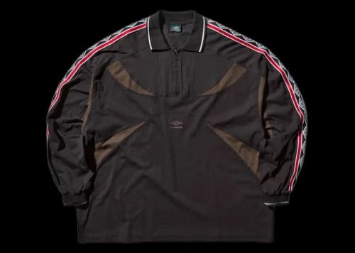 Umbro x Slam Jam Taped Polo Black