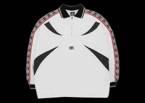 Umbro x Slam Jam Taped Polo White