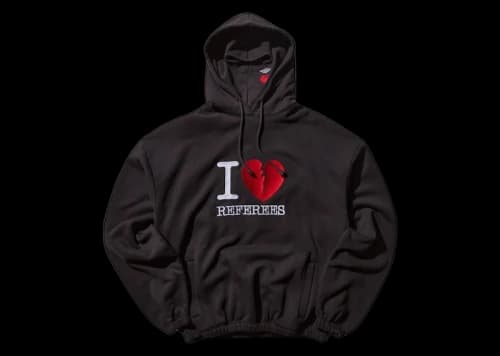 Umbro x Slam Jam I Love Referees Masked Hoodie Black