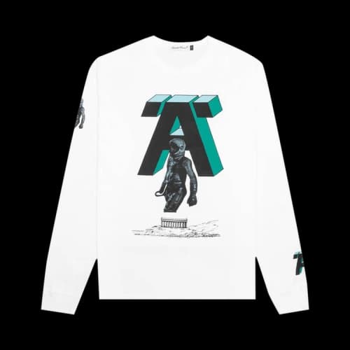 Undercover Astro Temple Sweatshirt 'White'