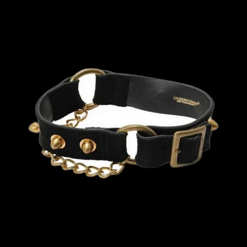 Undercover Leather Punk Choker Set 'Black'