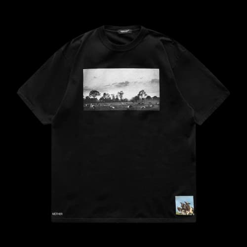 Undercover Cows In A Field T-Shirt 'Black'