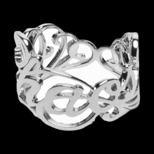 Undercover Chaos Cutout Ring 'Silver'