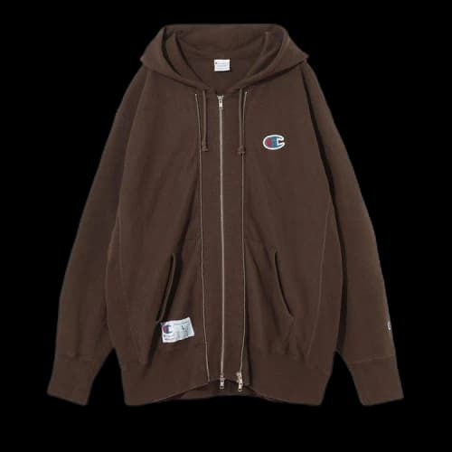Undercover Champion Zip-Up Hoodie 'Brown'