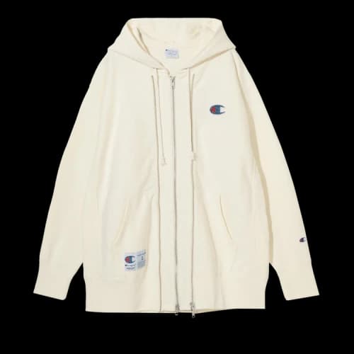 Undercover x Champion Zip Up Hoodie 'Ivory'