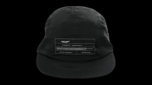 Undercover Print Detail Cap Black