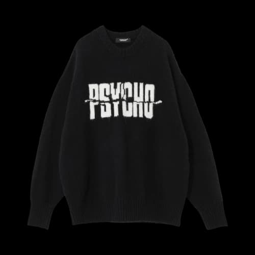Undercover Long-Sleeve Psycho Crewneck Sweatshirt 'Black'