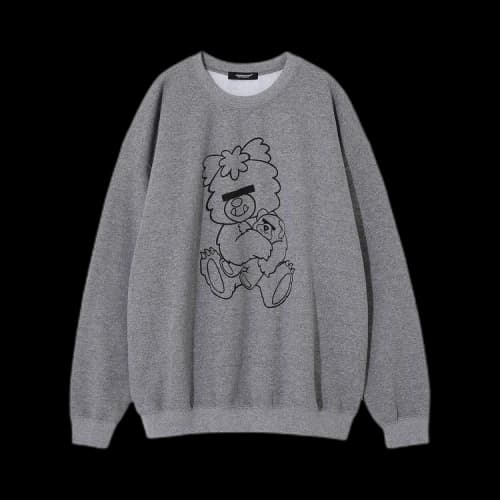 Undercover x Verdy Front Bear Print Pullover Sweatshirt 'Grey'