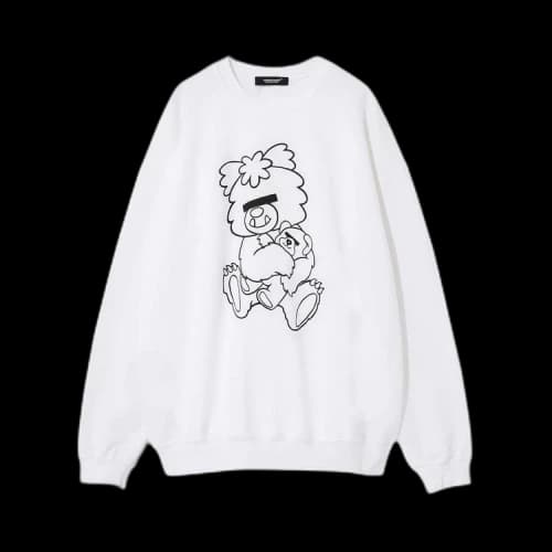 Undercover x Verdy Front Bear Print Pullover Sweatshirt 'White'