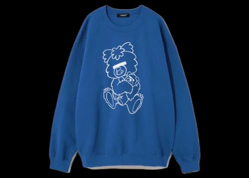 Undercover x Verdy Visty Bear Crewneck Blue