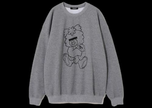Undercover x Verdy Visty Bear Crewneck Top Grey