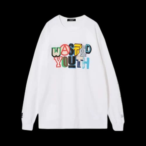 Undercover x Wasted Youth ComplexCon 2022 Exclusive Logo Long-Sleeve Tee 'White'