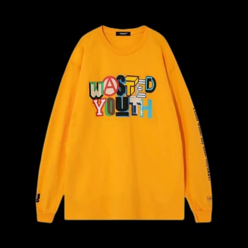 Undercover x Wasted Youth ComplexCon 2022 Exclusive Logo Long-Sleeve Tee 'Yellow'