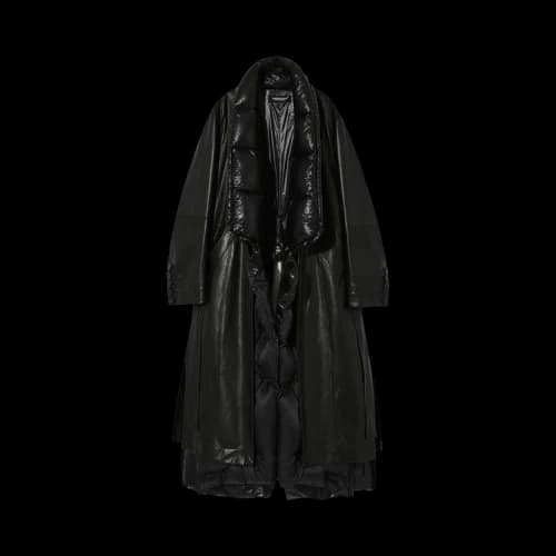 Undercover Sheepskin Puffer Coat 'Black'
