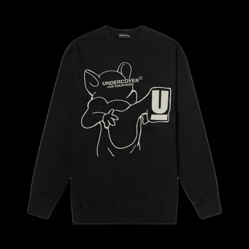 Undercover Flocked Sweatshirt 'Black'
