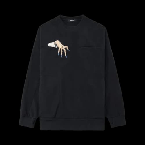 Undercover Embroidered Patch Pullover 'Black'