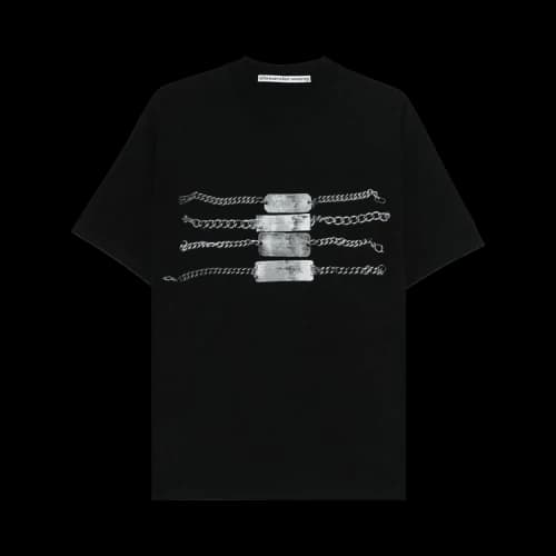 Alexander Wang Chain Graphic Short-Sleeve Tee 'White'