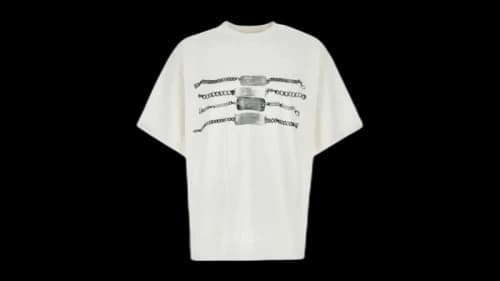 Alexander Wang Chain Graphic Tee White