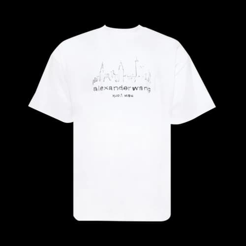 Alexander Wang Short-Sleeve T-Shirt W/ Graphic 'White'