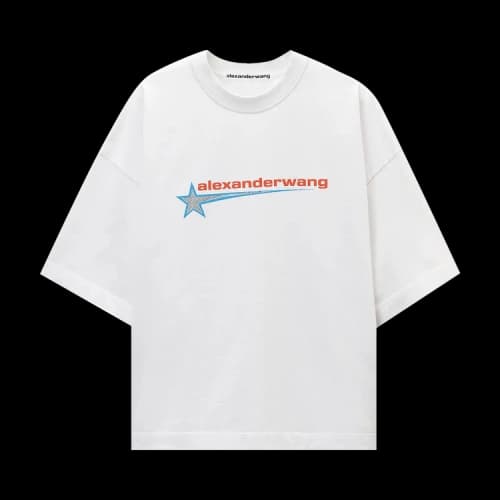 Alexander Wang Boxy Graphic Tee 'White'
