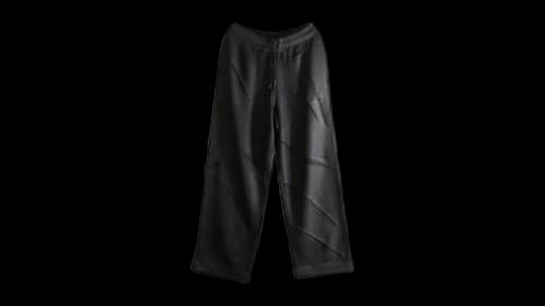 Alexander Wang Creased Mid Rise Sweatpant Black