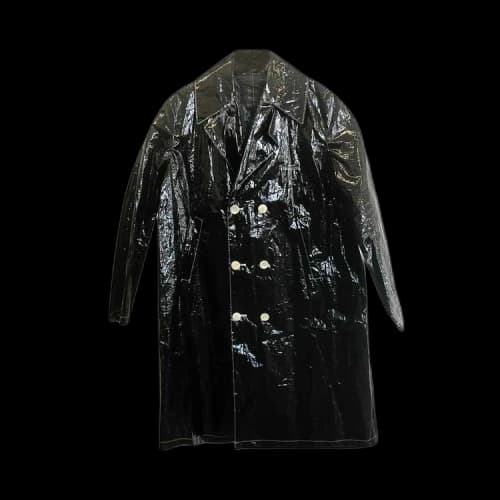 Undercover Double Breasted Raincoat 'Black'