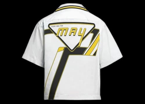 Prada Timecapsule May 2020 Poplin Shirt White