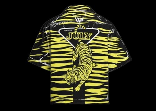Prada Timecaspsule July 2021 Poplin Shirt Yellow/Black