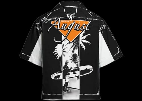 Prada Timecapsule August 2021 Poplin Shirt Orange