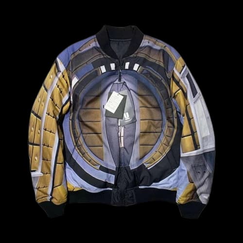 Undercover Space Odyssey Graphic Print Bomber Jacket 'Black'
