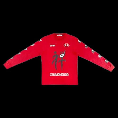 Undercover Zenmondoo Long Sleeve T-Shirt 'Red'