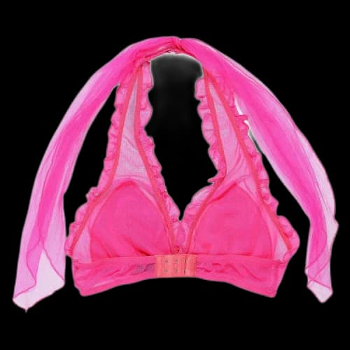 Undercover Ruffle Trimmed Bra 'Pink'