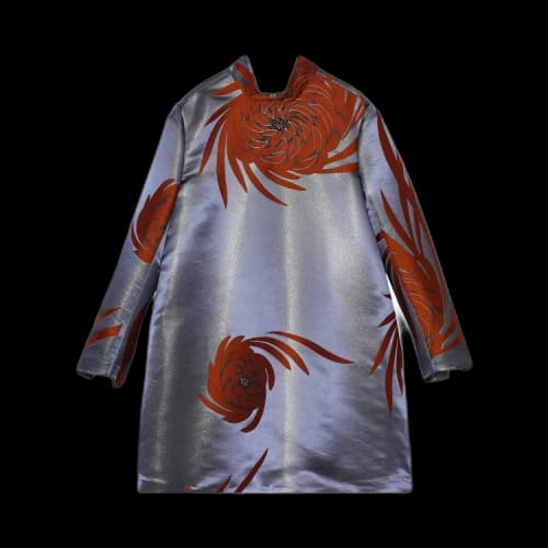 Undercover Mononoke Floral Midi Coat 'Grey'