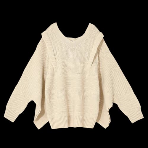 Undercover Mononoke Bow-Tie Jumper 'White'