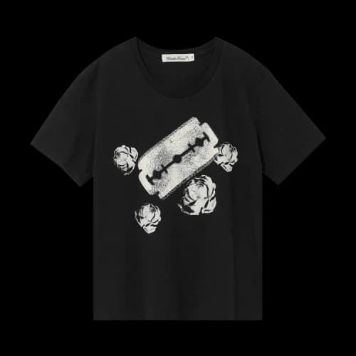 Undercover Mononoke Blade Floral Print Tee 'Black'