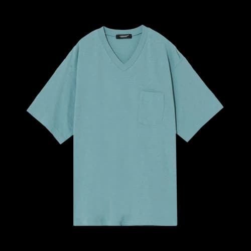 Undercover Throne of Blood Plain Pocket Tee 'Blue'