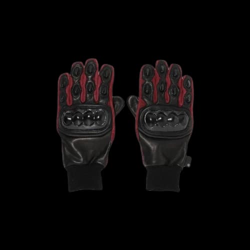 Undercover Throne of Blood Embossed Leather Gloves 'Black'