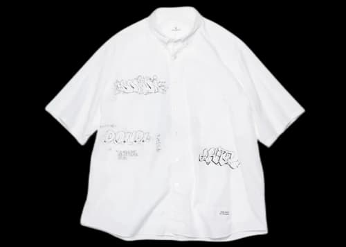 Fragment x Dondi White Graffiti S/S Shirt White