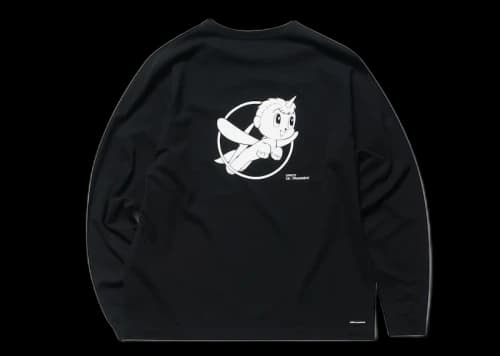 Fragment x Unico Wide Cut L/S Tee Black