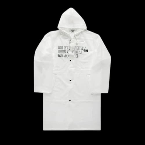 Vetements Big Logo Limited Edition Raincoat 'Transparent'