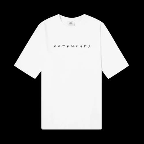 Vetements Friendly Logo T-Shirt 'White'
