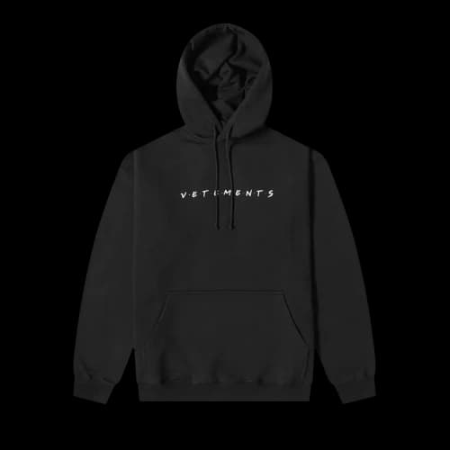 Vetements Friendly Logo Hoodie 'Black'