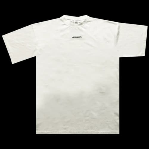 Vetements Logo Patch T-Shirt 'White'