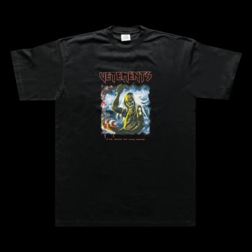 Vetements Bloody Logo Heavy Metal T-Shirt 'Black'